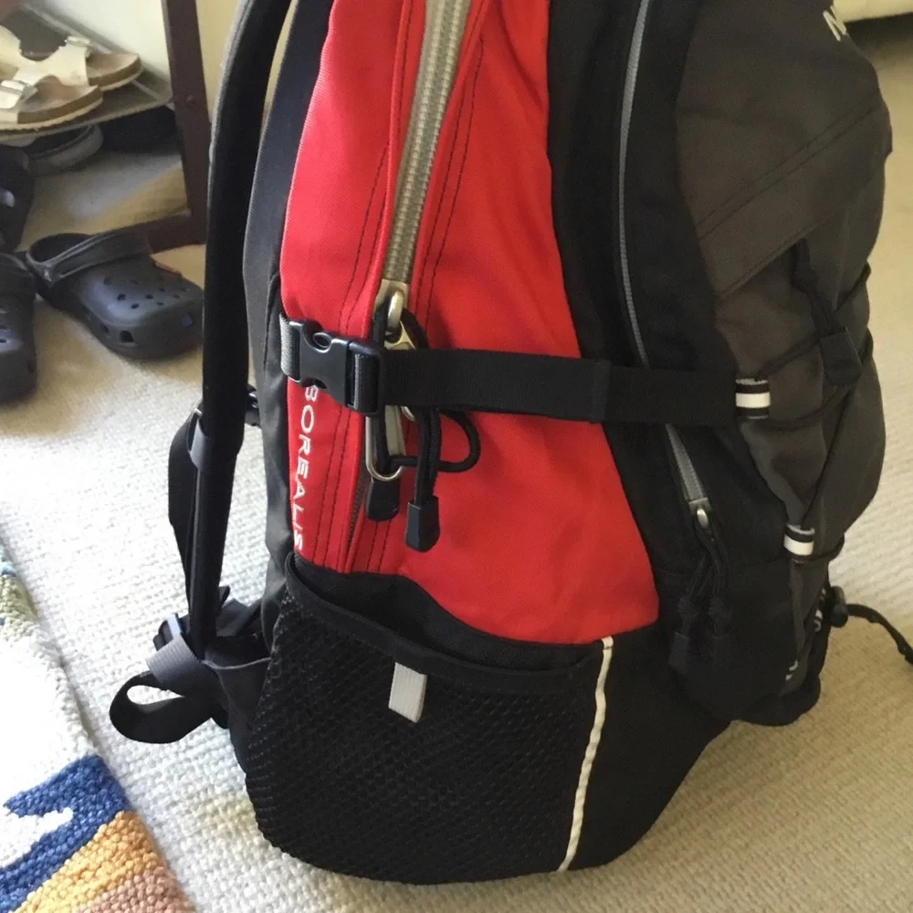 The North Face Red and Black Men's Daypack Backpack